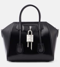 Givenchy Antigona Lock Mini leather tote bag. Shop Givenchy Top-Handle Bags for women now.