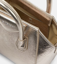Givenchy Antigona Toy metallic leather tote bag