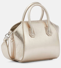 Givenchy Antigona Toy metallic leather tote bag