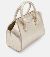 Givenchy Antigona Toy metallic leather tote bag