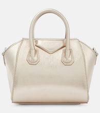 Givenchy Antigona Toy metallic leather tote bag. Shop Givenchy Shoulder Bags for women now.