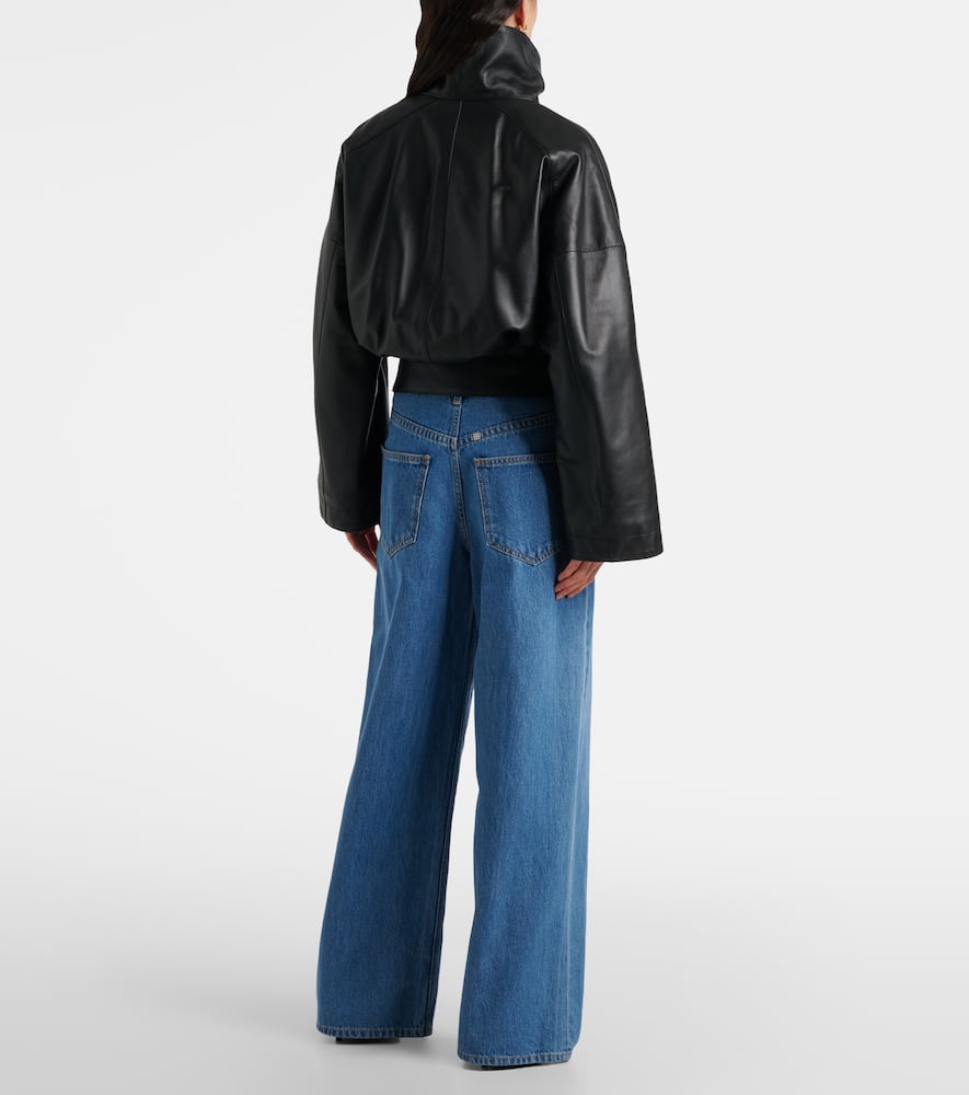 Givenchy Cropped leather jacket