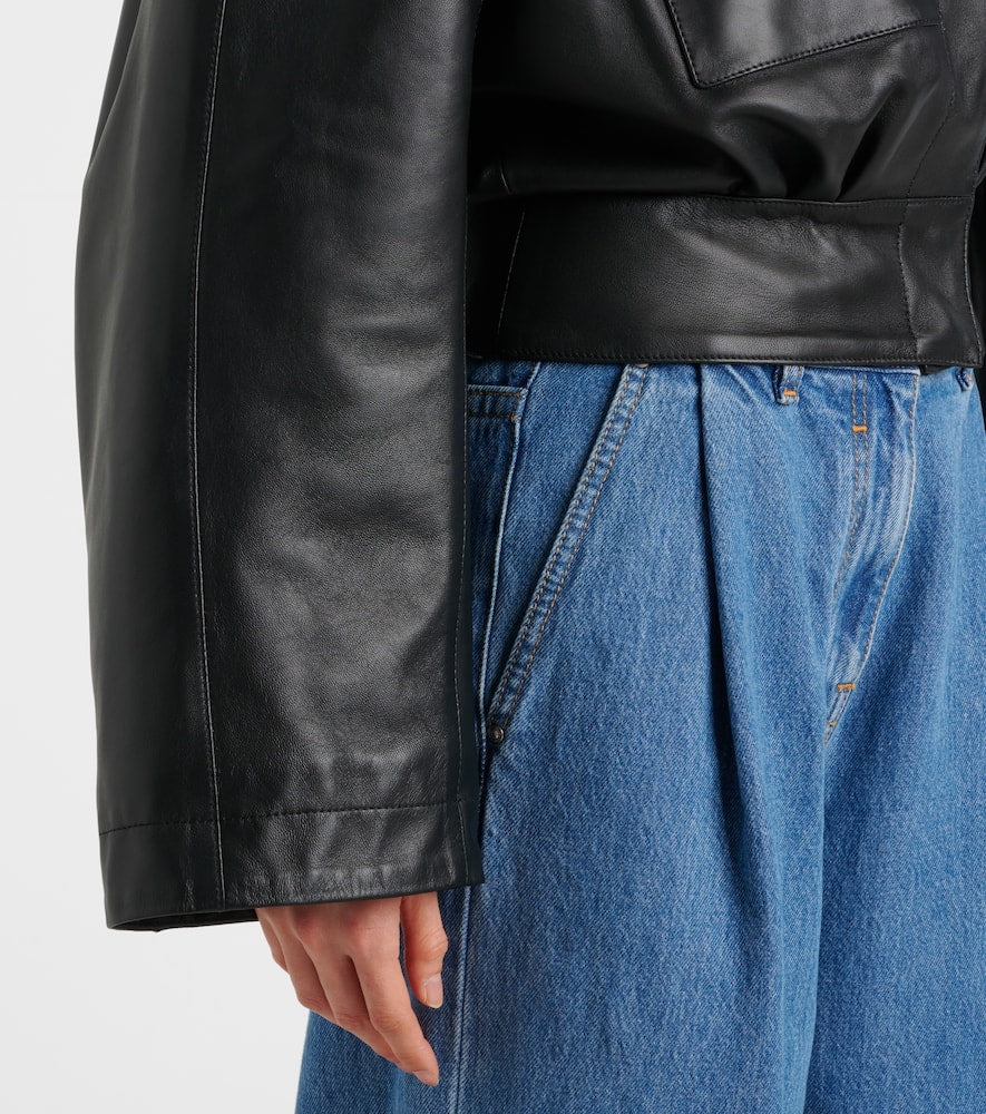 Givenchy Cropped leather jacket