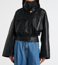 Givenchy Cropped leather jacket