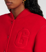 Givenchy Cropped wool varsity jacket