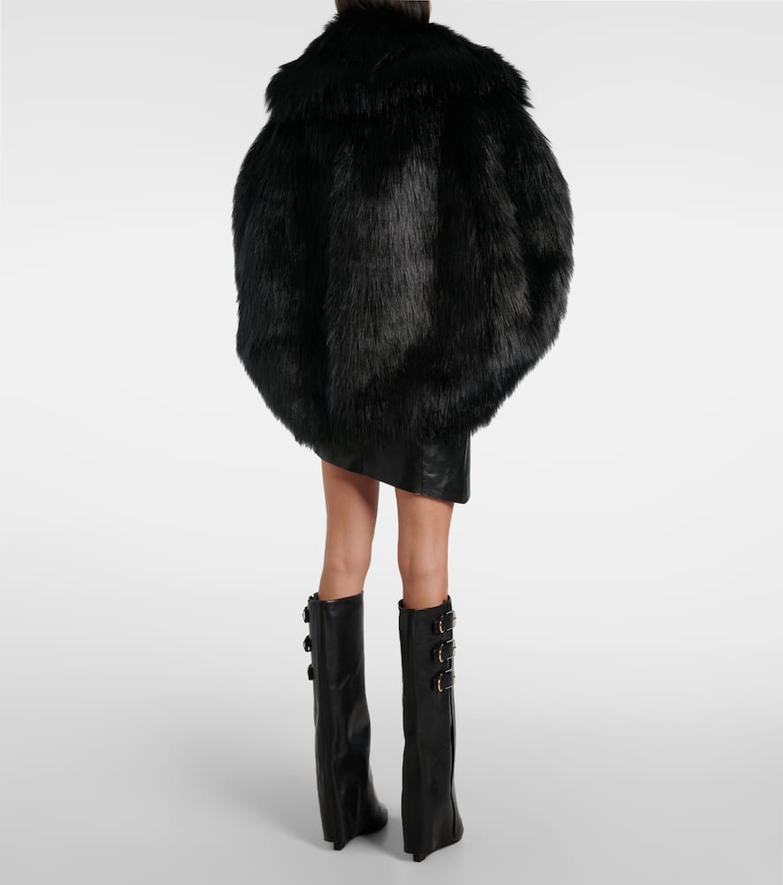 Givenchy Faux fur cape