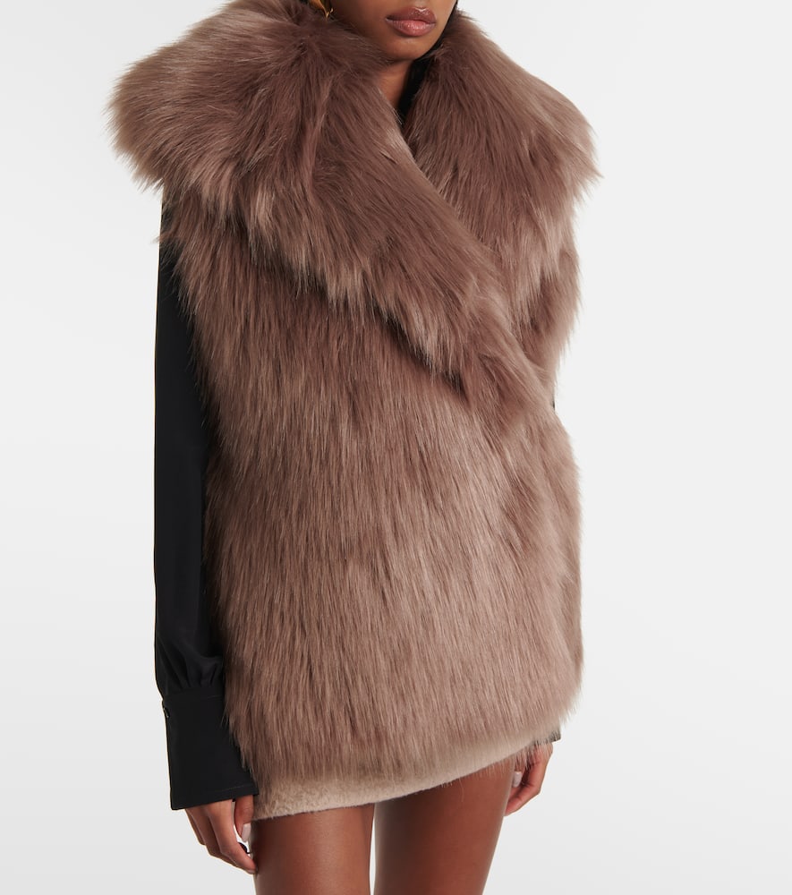 Givenchy Faux fur vest