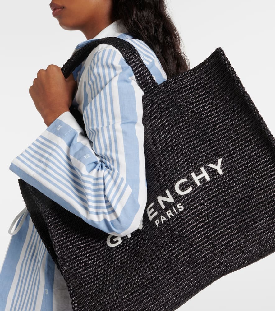 Givenchy G-Tote Medium raffia tote bag