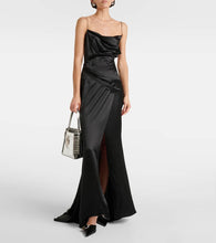 Givenchy Gathered silk satin gown
