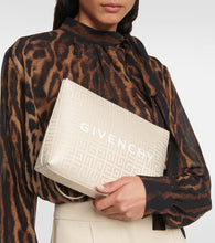 Givenchy Logo coated canvas pouch
