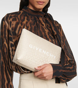 Givenchy Logo coated canvas pouch