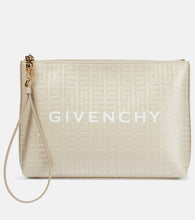 Givenchy Logo coated canvas pouch. Shop Givenchy Clutches for women now.