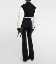 Givenchy Logo cropped varsity jacket