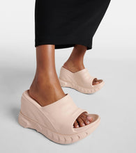 Givenchy Marshmallow wedge slides
