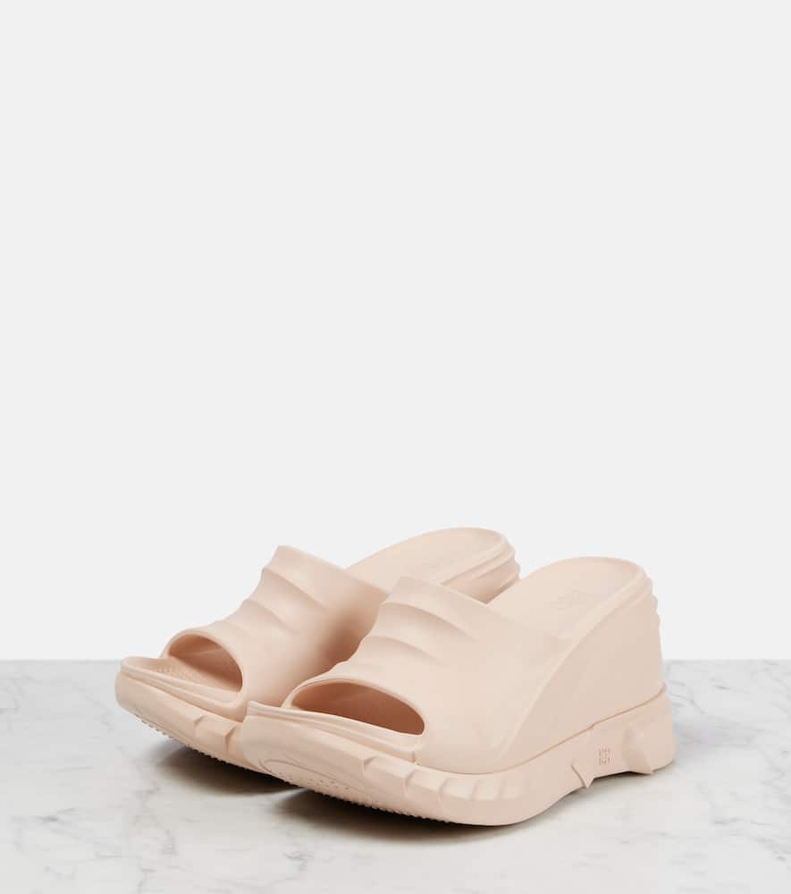 Givenchy Marshmallow wedge slides