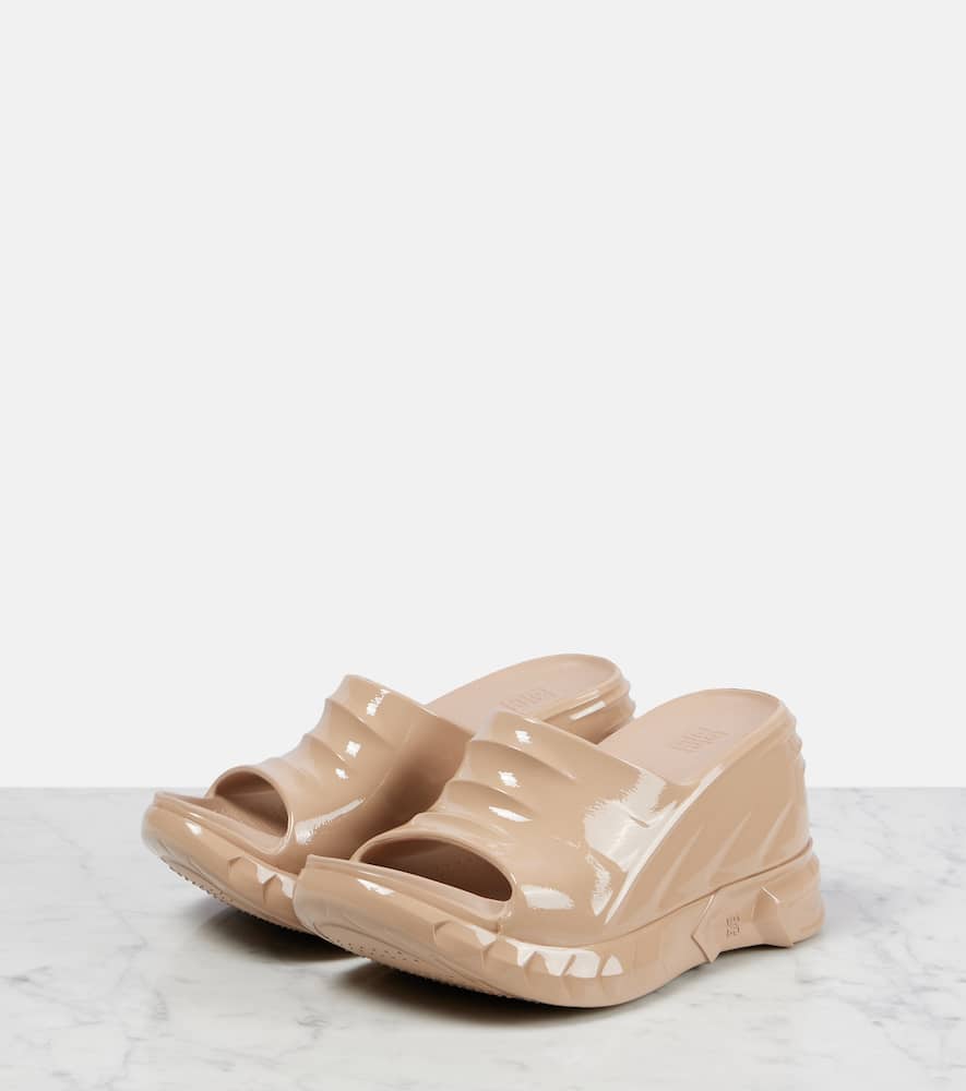 Givenchy Marshmallow wedge slides
