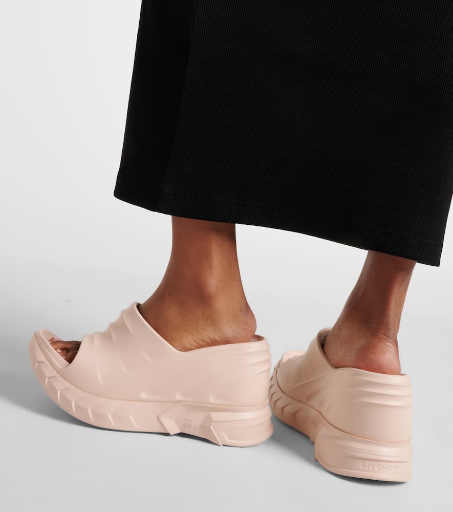 Givenchy Marshmallow wedge slides
