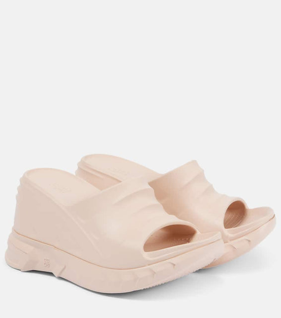 Givenchy Marshmallow wedge slides