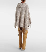 Givenchy Monogram 72 hooded cashmere poncho