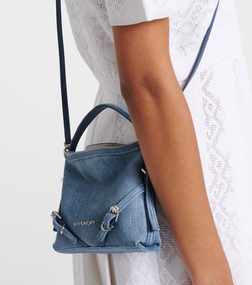 Givenchy Nano Voyou denim crossbody bag