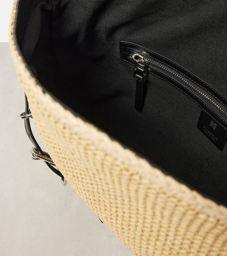 Givenchy Plage Voyou Medium raffia shoulder bag