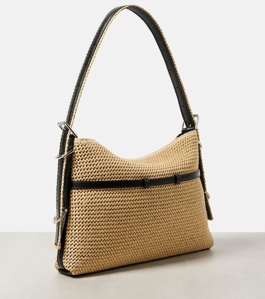 Givenchy Plage Voyou Medium raffia shoulder bag