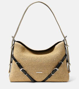 Givenchy Plage Voyou Medium raffia shoulder bag. Shop Givenchy Shoulder Bags for women now.