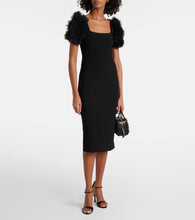 Givenchy Pompom knitted midi dress