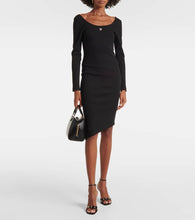 Givenchy Ribbed-knit cotton jersey midi dress