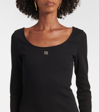 Givenchy Ribbed-knit cotton jersey midi dress