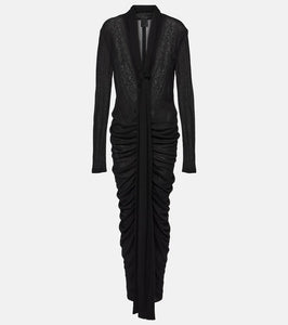Givenchy Ruched jersey maxi dress