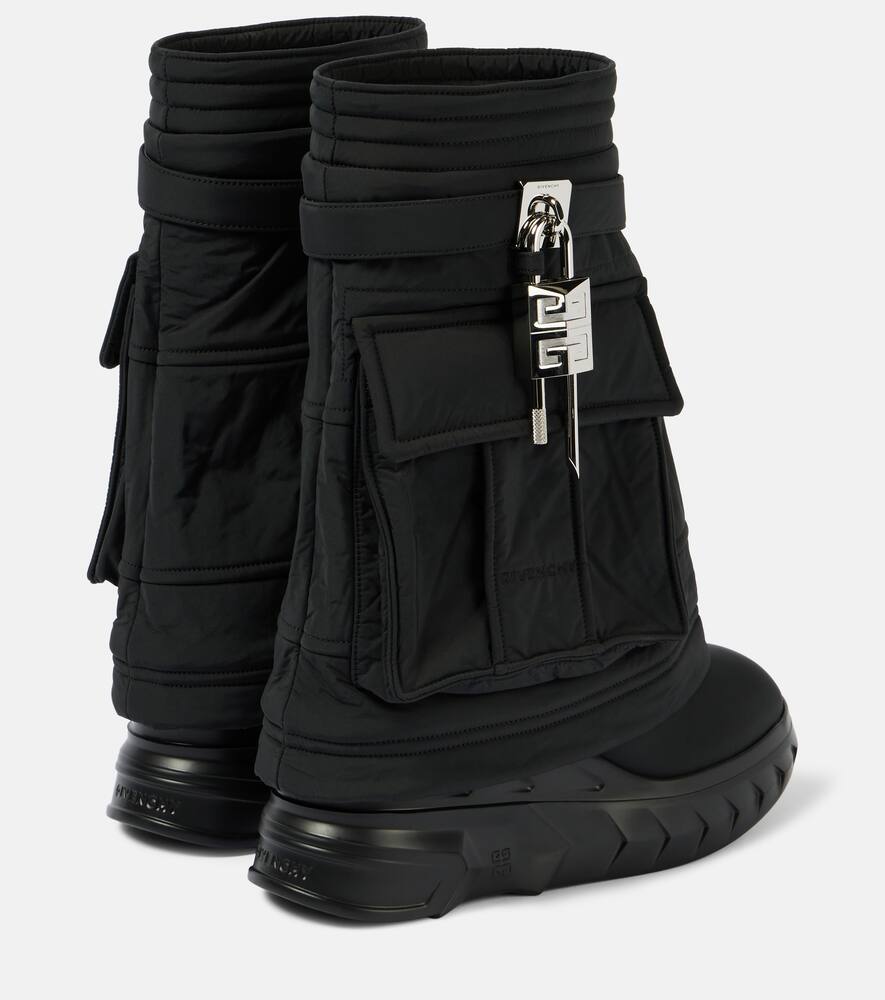 Givenchy Shark Lock Biker technical ankle boots