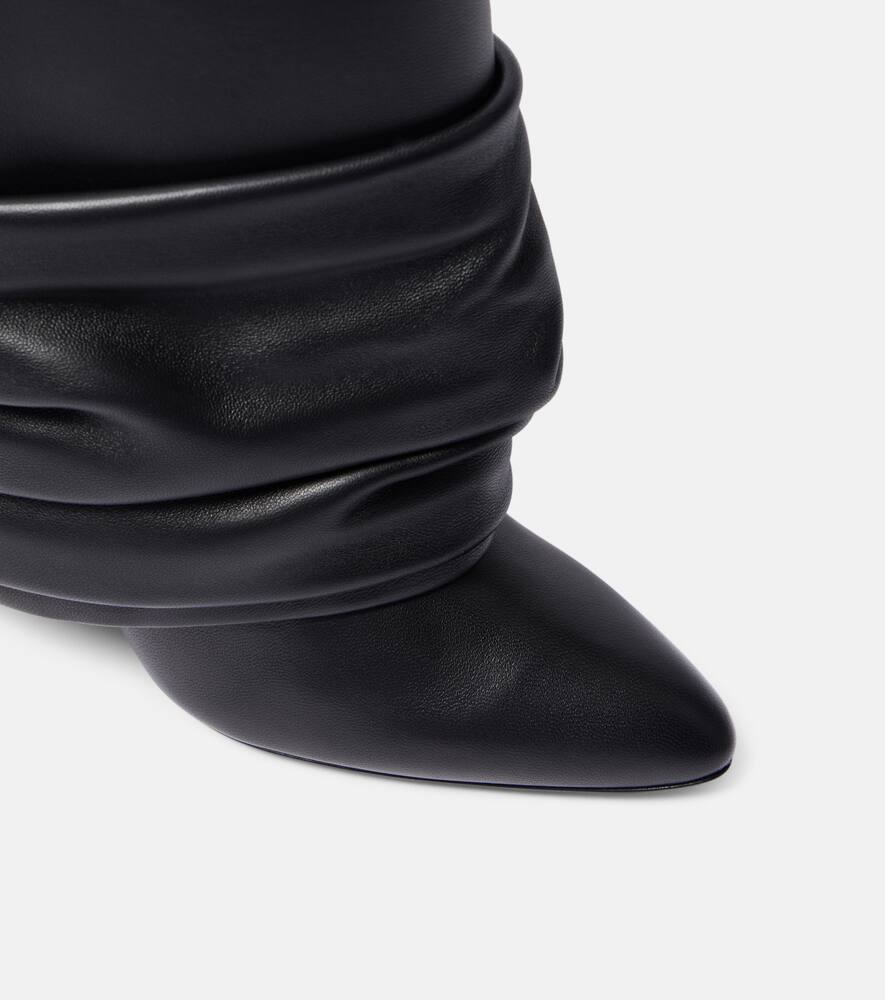 Givenchy Shark Lock Stiletto leather knee-high boots