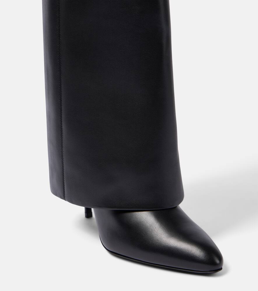 Givenchy Shark Lock Stiletto leather over-the-knee boots