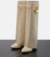 Givenchy Shark Lock embellished knee-high boots