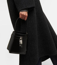 Givenchy Shark Lock leather bucket bag