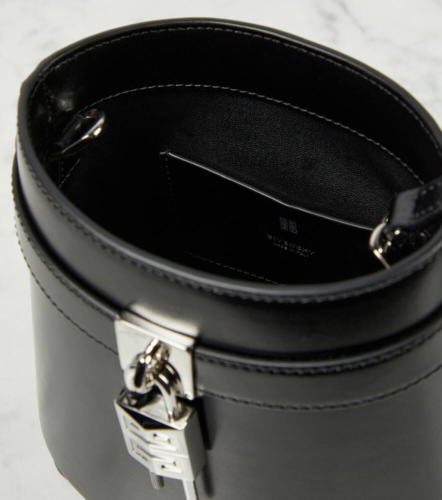 Givenchy Shark Lock leather bucket bag