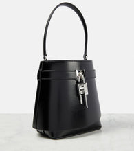 Givenchy Shark Lock leather bucket bag