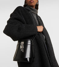 Givenchy Shark Lock leather bucket bag