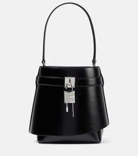 Givenchy Shark Lock leather bucket bag. Shop Givenchy Top-Handle Bags for women now.