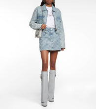 Givenchy Shark Lock leather knee-high boots