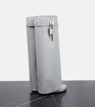 Givenchy Shark Lock leather knee-high boots