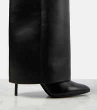 Givenchy Shark Lock leather over-the-knee boots