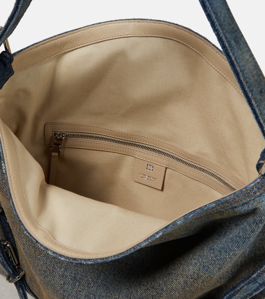 Givenchy Voyou Medium denim shoulder bag