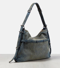 Givenchy Voyou Medium denim shoulder bag