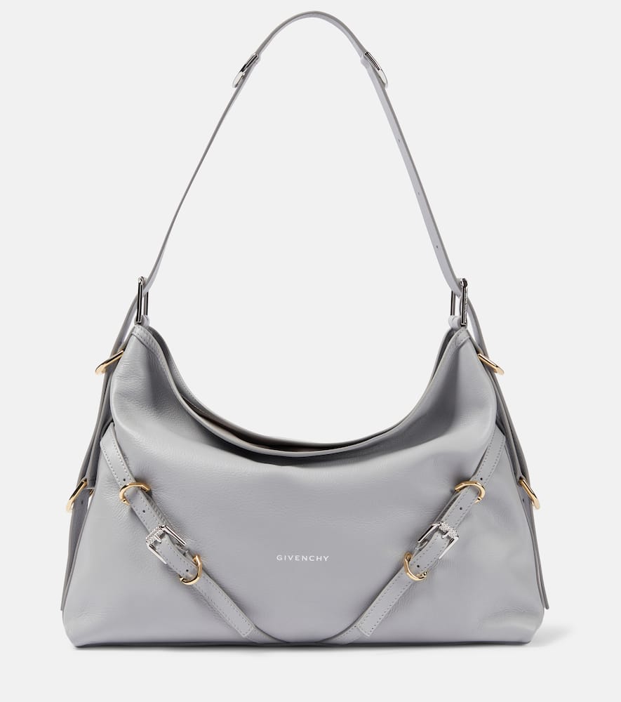 Givenchy Voyou Medium leather shoulder bag. Shop Givenchy Shoulder Bags for women now.