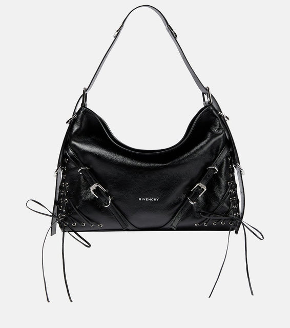 Givenchy Voyou Medium leather shoulder bag. Shop Givenchy Shoulder Bags for women now.