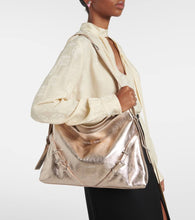 Givenchy Voyou Medium metallic leather shoulder bag