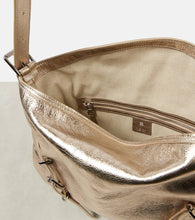 Givenchy Voyou Medium metallic leather shoulder bag