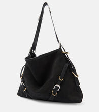 Givenchy Voyou Medium suede shoulder bag